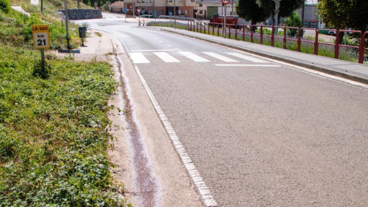 La LR-340 en Torrecilla en Cameros seguirá cortada hasta el 5 de diciembre