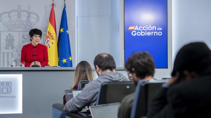 La ministra de Seguridad Social, Inclusión y Migraciones y nueva portavoz del Gobierno, Elma Saiz.