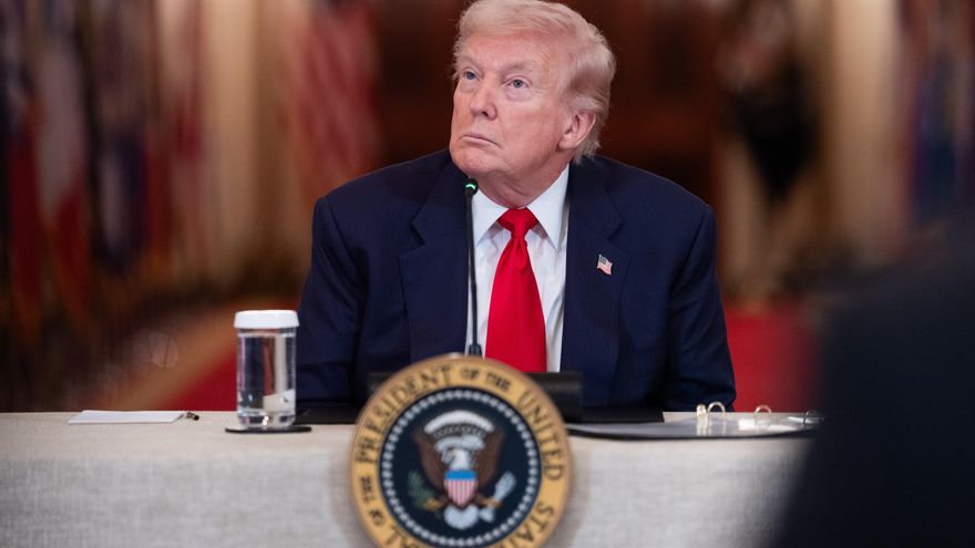 El presidente de Estados Unidos, Donald Trump. EFE/AARON SCHWARTZ