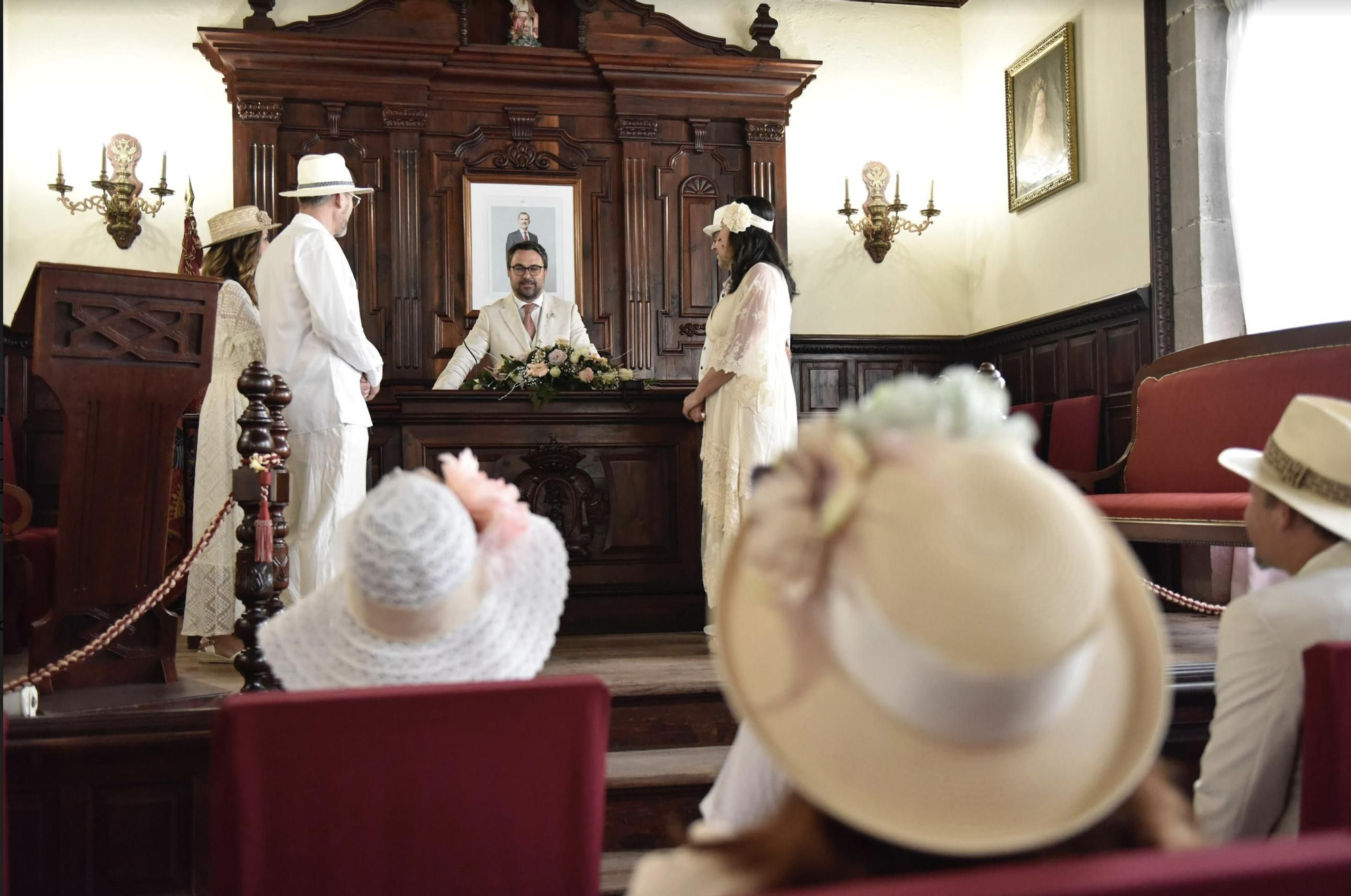 Naira y Alejandro se dieron el 'sí quiero' en día de Los Indianos.