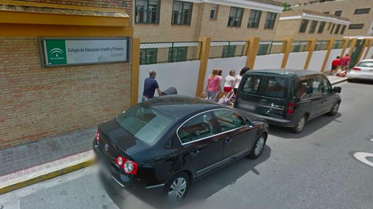 El colegio Cervantes de Dos Hermanas, donde estaba escolarizada la niña.
