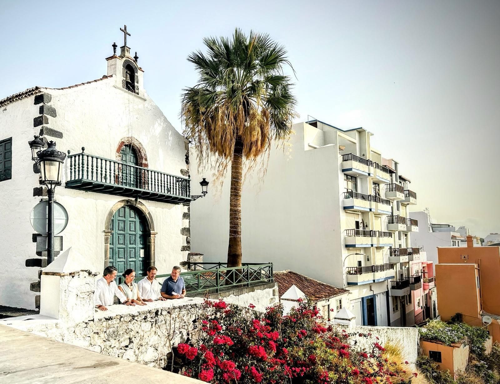 Visita al barrio de La Luz y San Telmo para presentar el proyecto del mirador de La Luz.