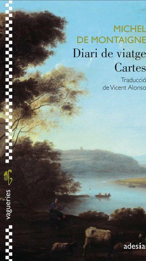 Coberta del llibre 'Diaris de viatge', de Montaigne.