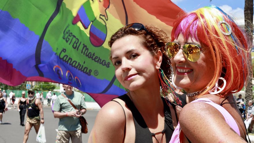 Maspalomas vibra con el arcoíris del Orgullo, que festeja libre una edición con récord de participación