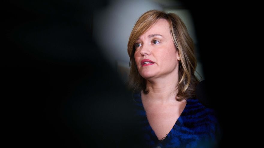 La portavoz del PSOE y ministra de Educación y Formación Profesional, Pilar Alegría.