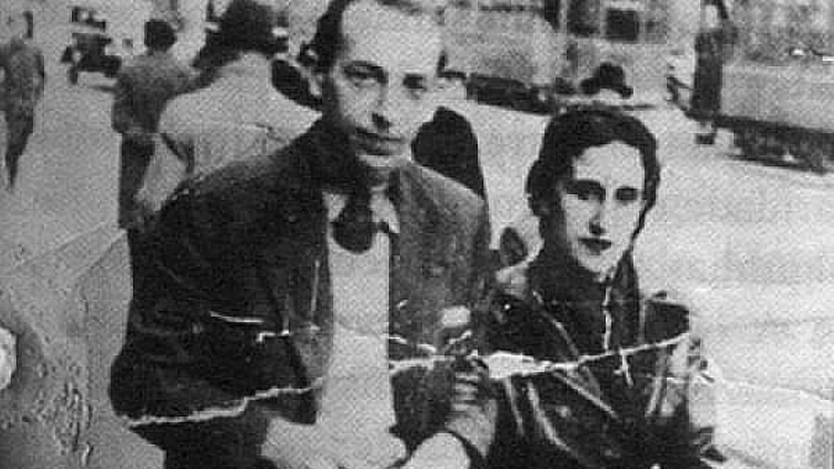 Syra Alonso and her husband, avant-garde painter Francisco Miguel, in Madrid around 1934