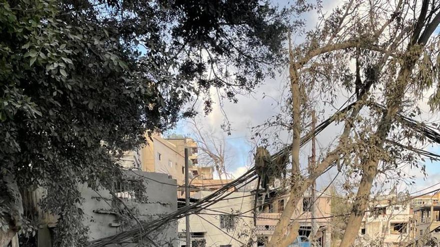Los bombardeos israelíes del domingo contra la ciudad de Tiro, en el sur del Líbano y declarada Patrimonio de la Humanidad, han causado daños estructurales y fisuras que alarman tanto a las autoridades libanesas como a la Unesco por la amenaza que supone la guerra a esta milenaria urbe. EFE/ Ministerio de Cultura de Líbano SÓLO USO EDITORIAL / SÓLO DISPONIBLE PARA ILUSTRAR LA NOTICIA QUE ACOMPAÑA (CRÉDITO OBLIGATORIO)