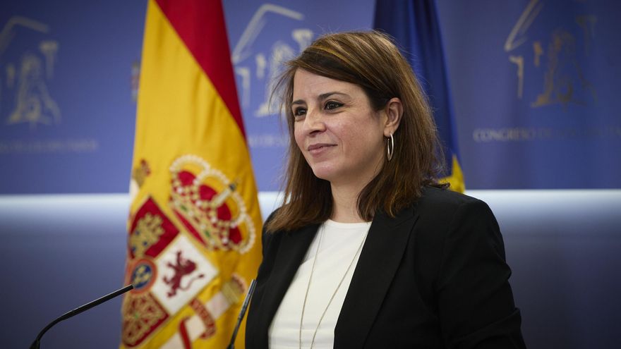 La vicesecretaria general del PSOE y portavoz del Grupo Parlamentario Socialista en el Congreso, Adriana Lastra