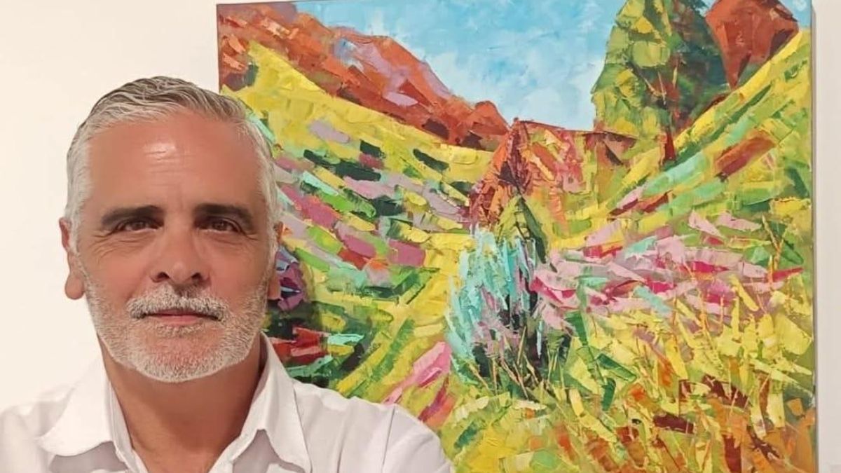 Santiago Jorge, el pintor que le da color a la vida