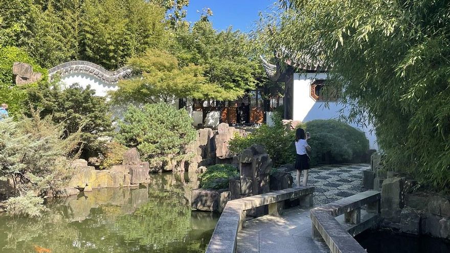 El Jardín Chino de Snug Harbor. Esta es la atracción turística más popular de Staten Island.