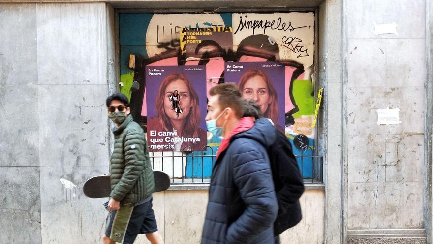 La 'aldea morada', la única mesa electoral donde ganaron los 'comuns' el 14F y Colau arrasó en 2019