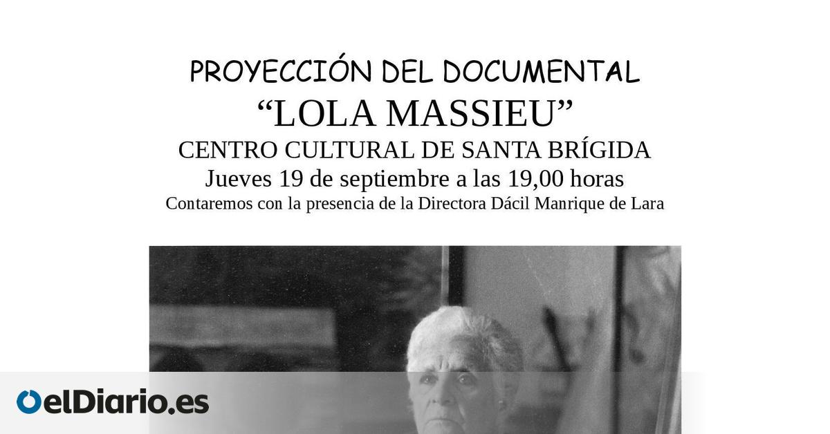 El CAAM proyecta el documental Lola Massieu, de Dácil Manrique