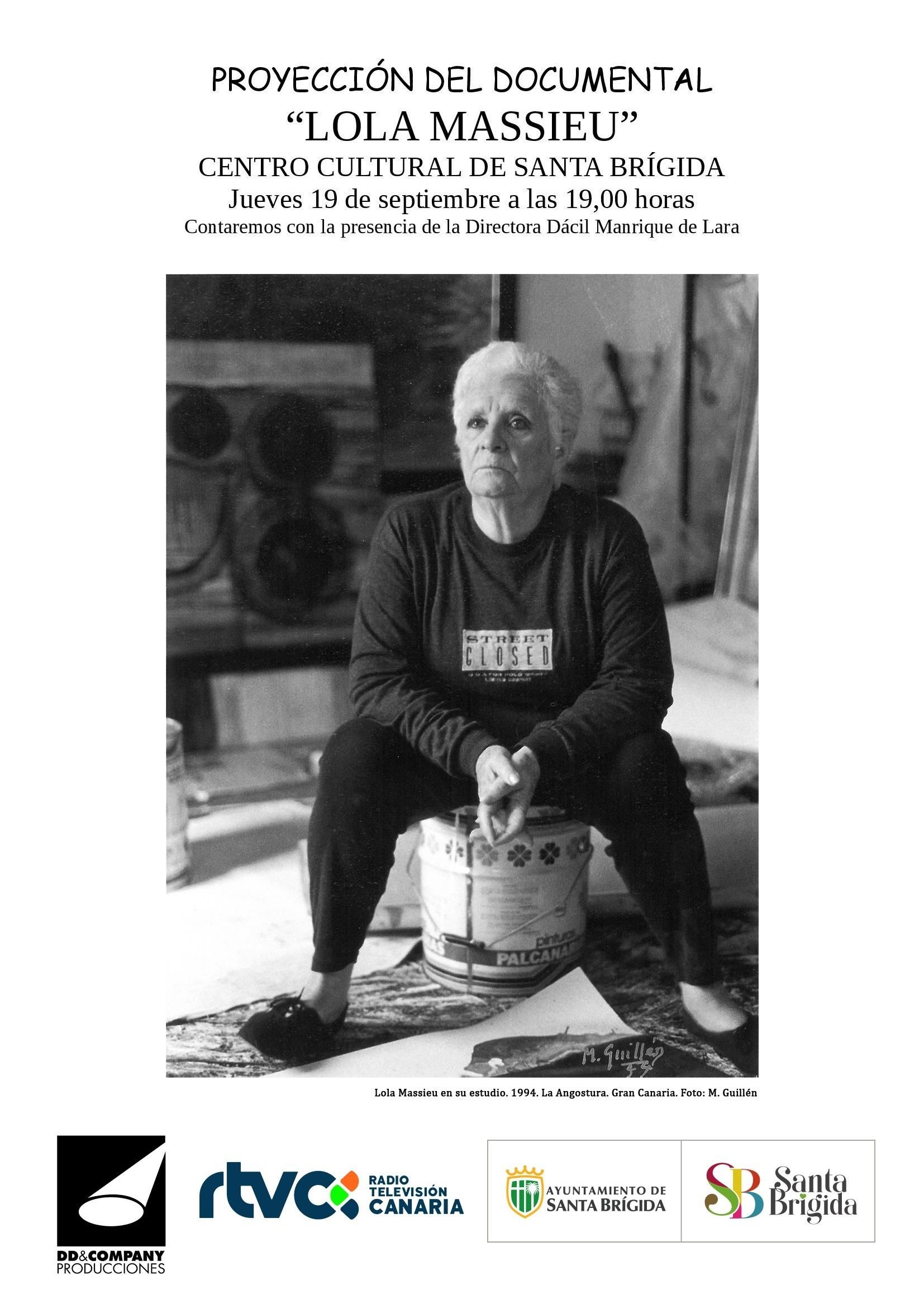 Cartel del documental 'Lola Massieu'.