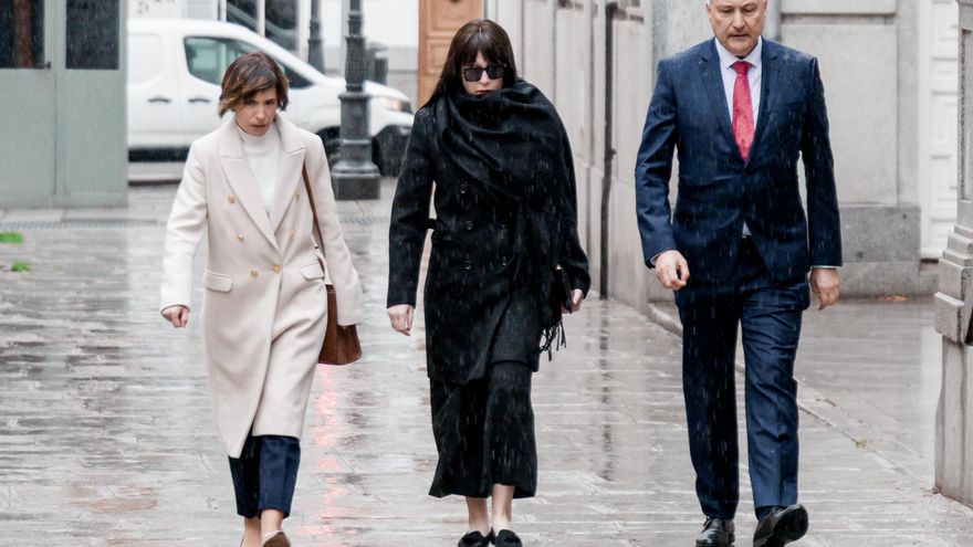 Archivo - La expareja de Ábalos, Jéssica Rodríguez, a su llegada al Tribunal Supremo.