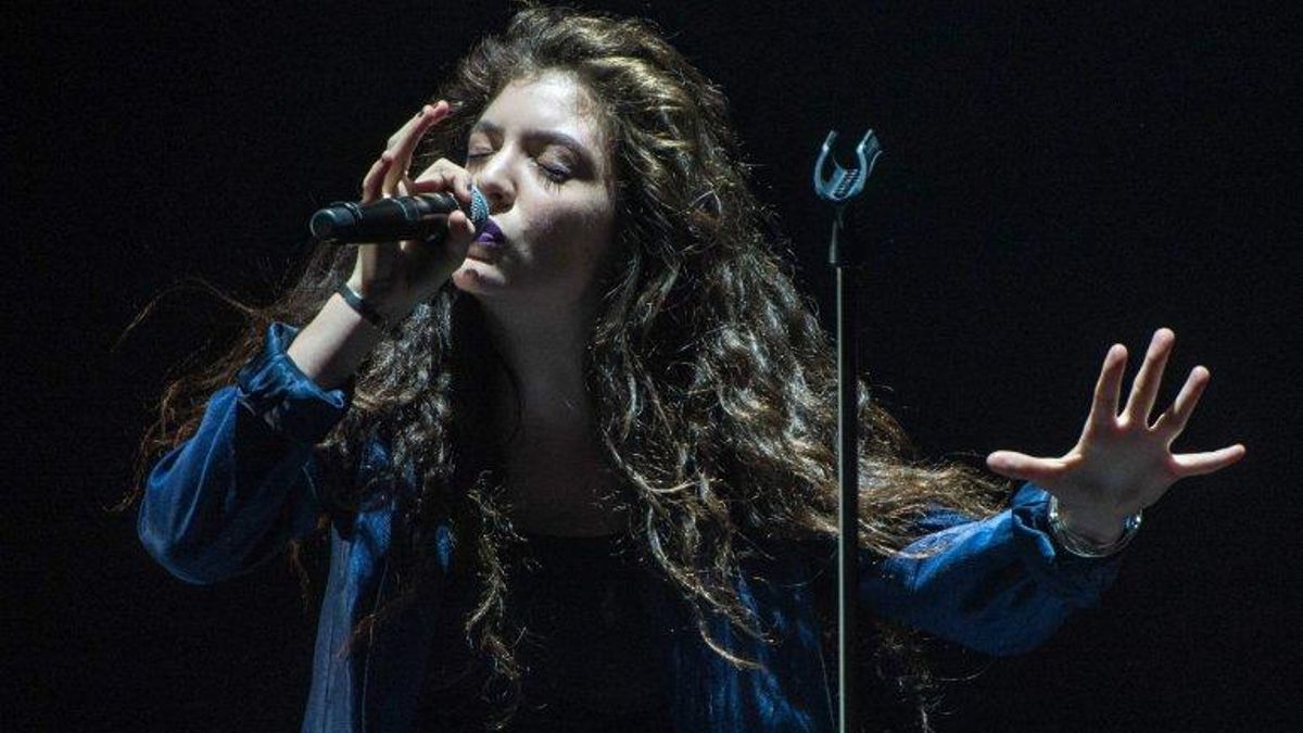 La cantautora Lorde