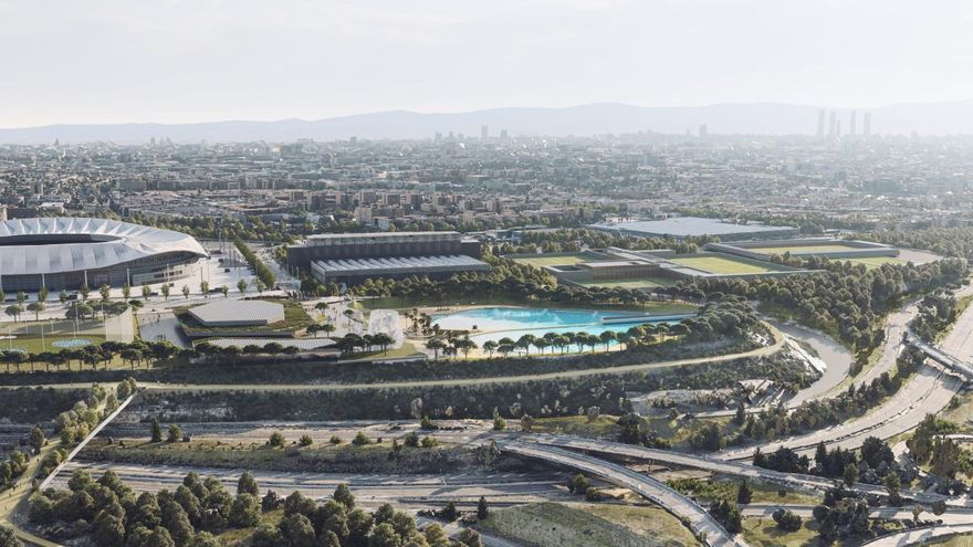 Luz verde de Almeida al gran centro de ocio del Atlético de Madrid: da licencia para la playa de olas y el miniestadio