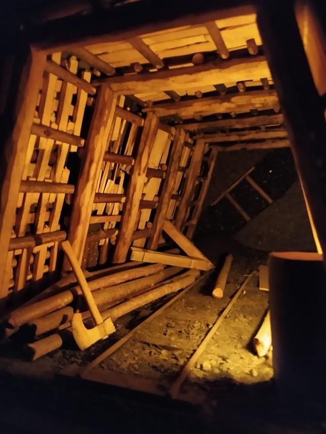 Frente de avance de galería. Foto: Félix Suárez