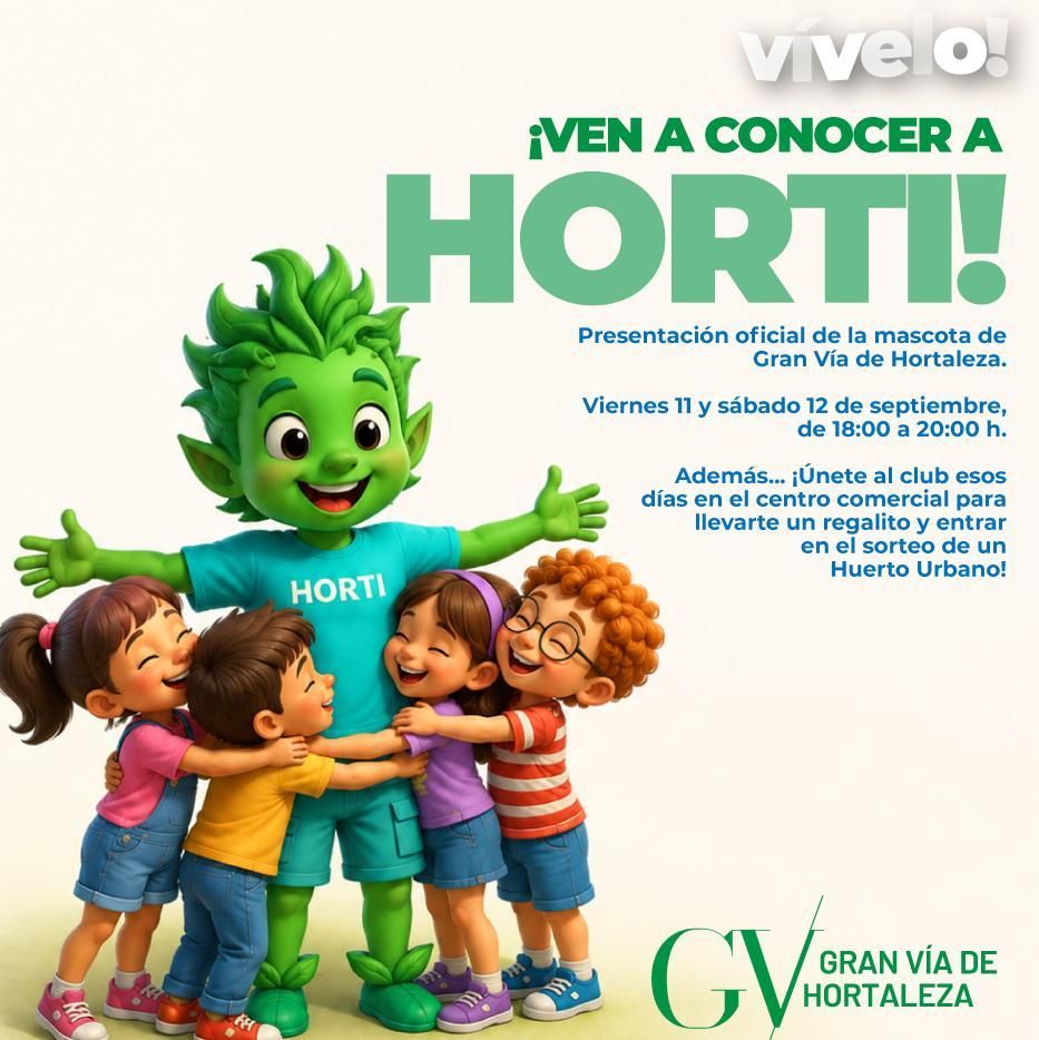 Presentación oficial de la mascota de Gran Vía Hortaleza