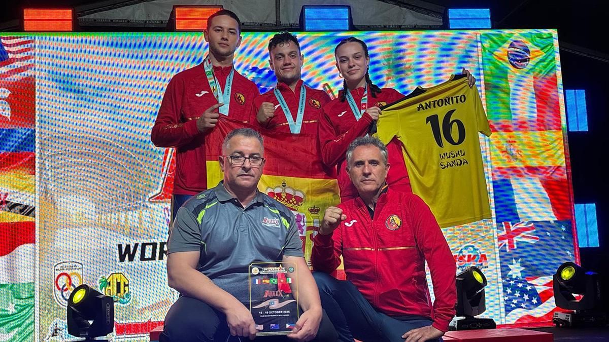 Fernán Núñez suma dos campeones del mundo de wushu