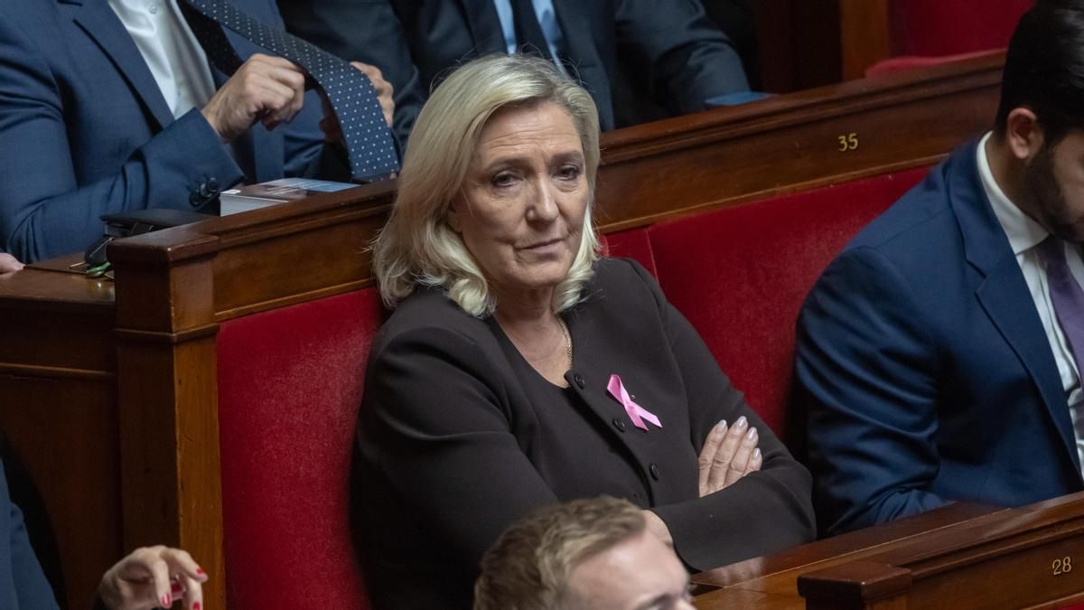 La candidata ultraderechista a la presidencia francesa Marine Le Pen. 