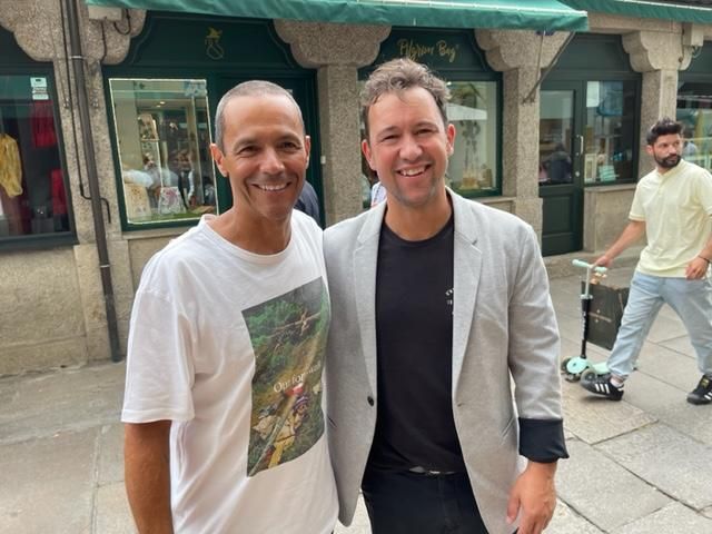 Carlos (Lume) y Manolo Vilariño (La Palmera Sur)