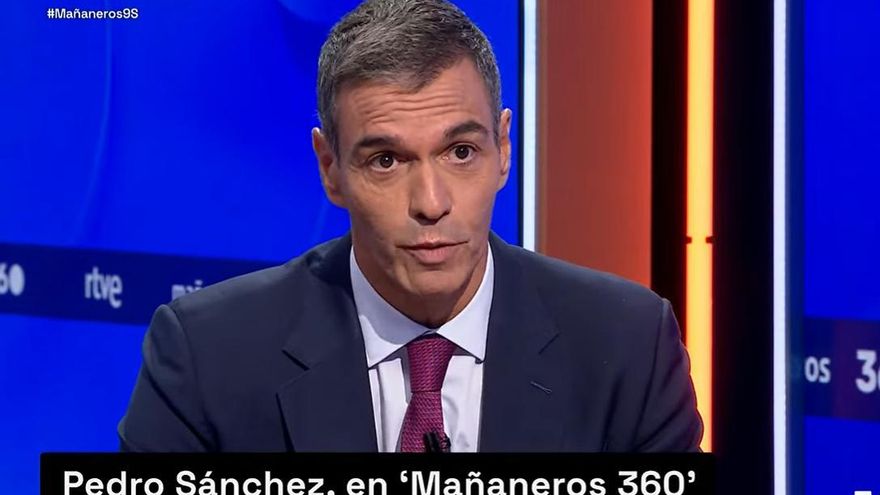 Pedro Sánchez en 'Mañaneros 360'