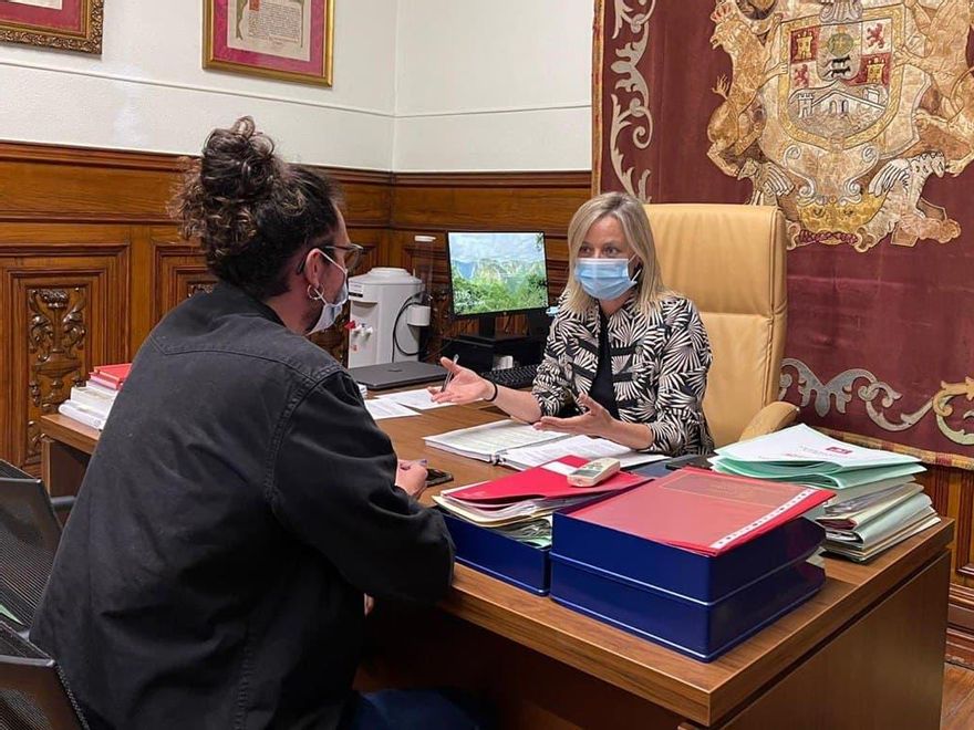 Susana Herrán durante la entrevista con elDiario.es.
