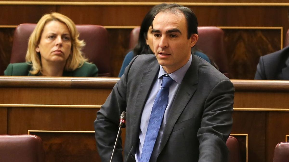 Javier Puente durante una intervención en el Congreso. | ARCHIVO