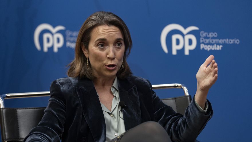 La portavoz parlamentaria del PP, Cuca Gamarra.