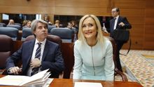 La expresidenta Cristina Cifuentes y el actual presidente, Ángel Garrido.