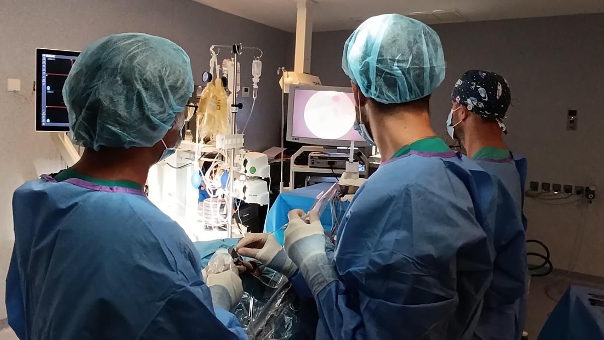 El Hospital Cruz Roja de Córdoba realiza una neuroendoscopia para tratar una hidrocefalia obstructiva
