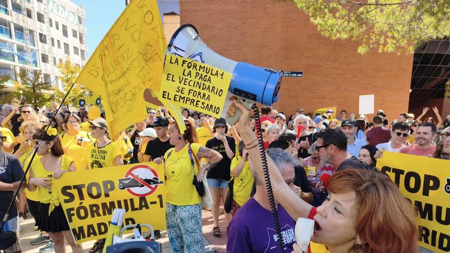 El ruido de los motores no aplaca los gritos contra la Fórmula 1 en Madrid: “Puede suceder lo que ocurrió en Valencia”