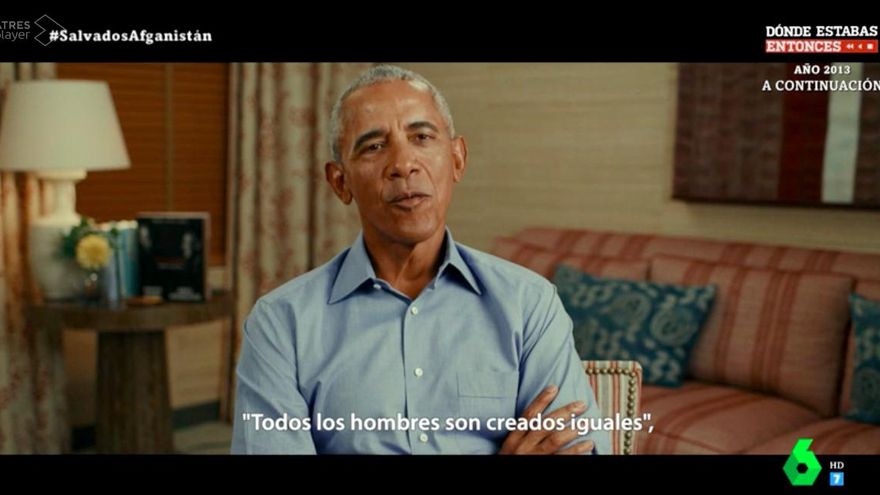 La reflexión de Barack Obama a Gonzo en 'Salvados': "América está fundada a base de contradicciones"