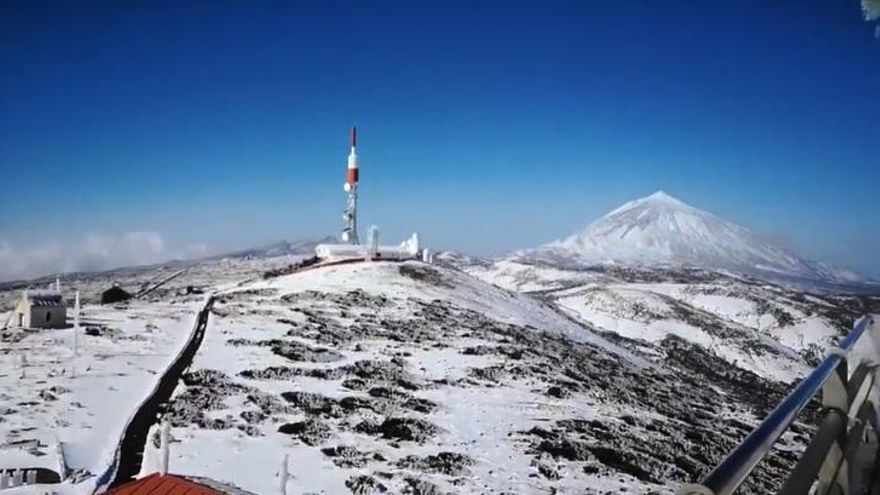 Aemet anuncia nieve en Canarias este miércoles