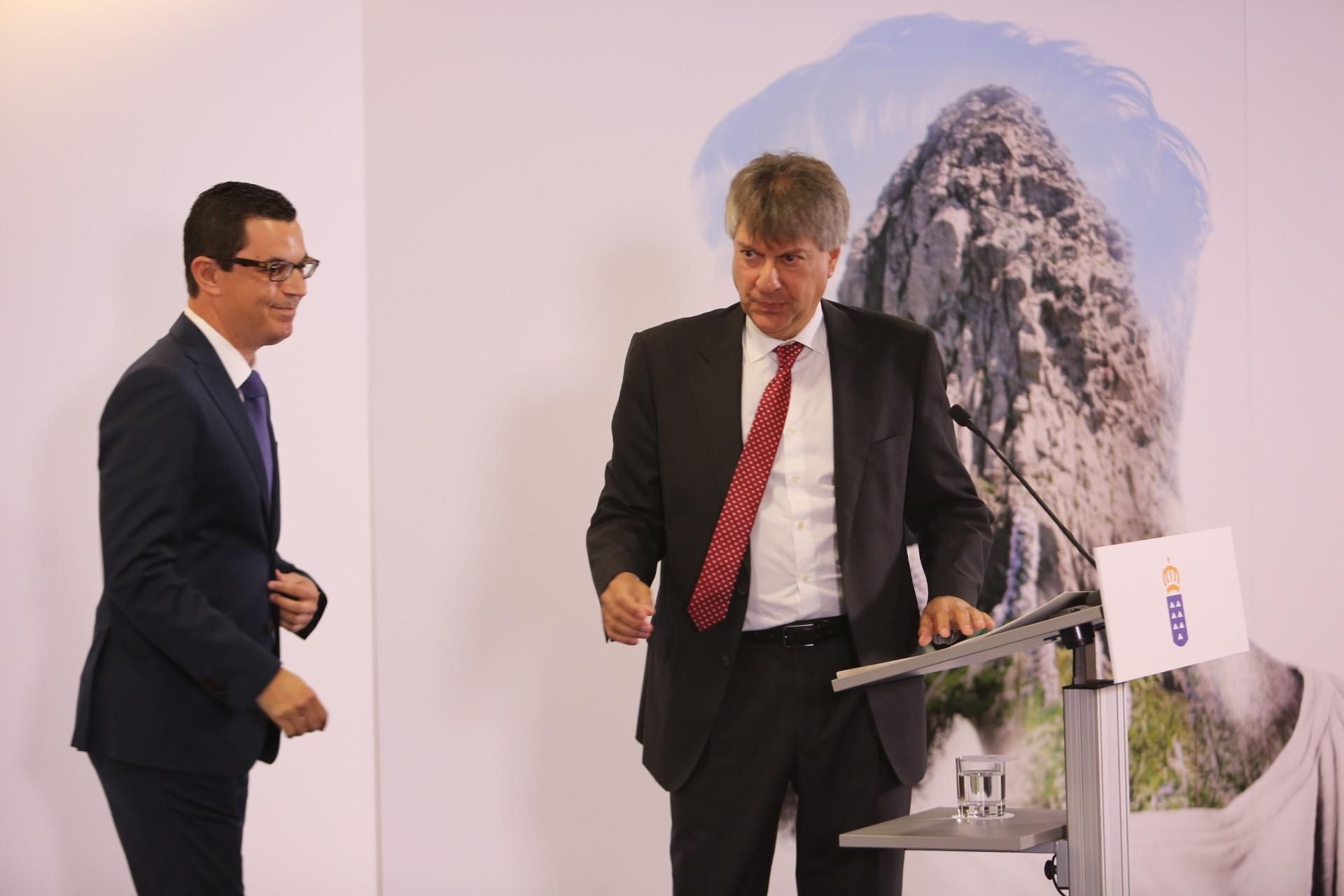 El vicepresidente del Gobierno de Canarias Pablo Rodríguez (ALEJANDRO RAMOS)