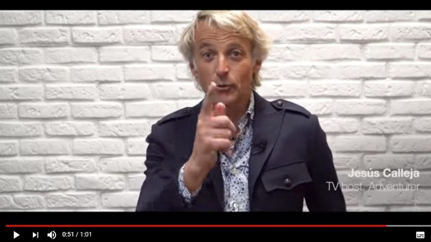 El leonés Calleja en la vídeo de la campaña 'This is the real Spain'.