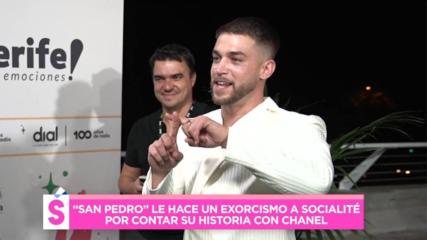 St. Pedro "exorciza" a 'Socialité' y guarda silencio tras mostrar sus imágenes junto a Chanel