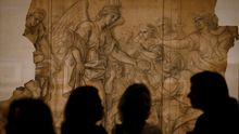 Reproducción de un dibujo de Charles Le Brun (1619-1690), primer pintor de Luix XIV. El original está en Versalles
