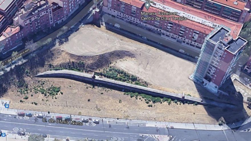 Vista aérea del solar