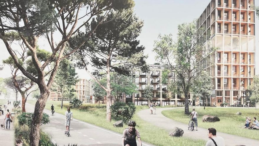 El Gobierno, sobre el corredor verde que sustituirá al ferrocarril al sur de València: "Consenso vecinal y cuantos menos coches mejor"