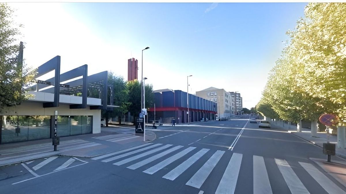 Herido un bebé de un año al ser atropellado su carrito en la avenida de la estación de autobuses de León