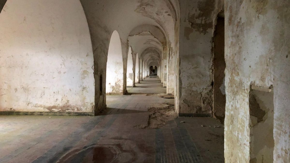 Interior del Fuerte de San Cristóbal.