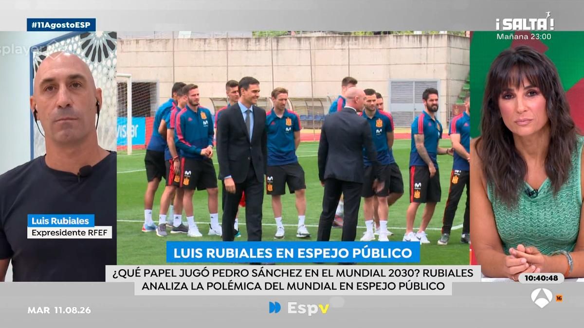 Luis Rubiales, en 'Espejo Público'