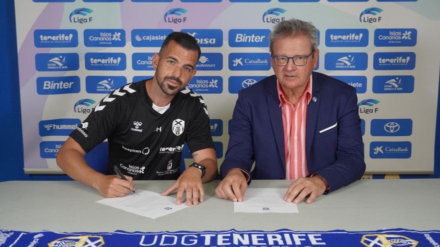 La UDG Tenerife renueva su confianza en el técnico José Herrera