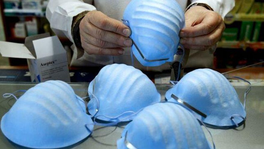 Mascarillas para los trabajadores.
