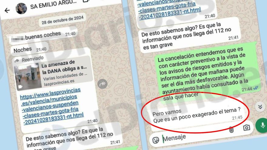 "Isso é um pouco exagerado": Mensagem do gerente de emergência Mason um dia antes de Dana, quando soube que as escolas estavam fechando