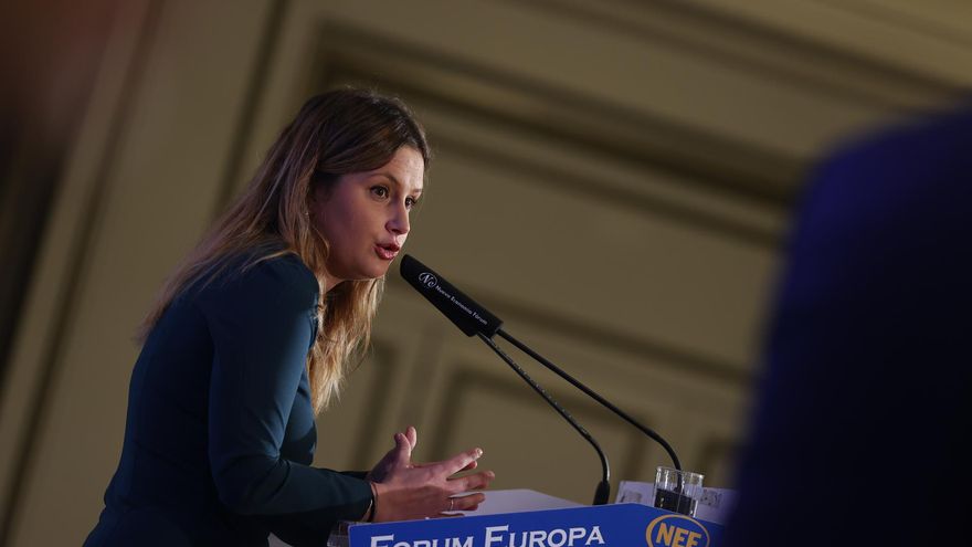 La candidata de Podemos a la presidencia de la Comunidad de Madrid, Alejandra Jacinto.