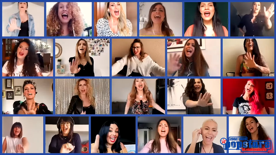 Así es el reencuentro de 'Popstars' con Jesús Vázquez y el himno 'Todo por un sueño'