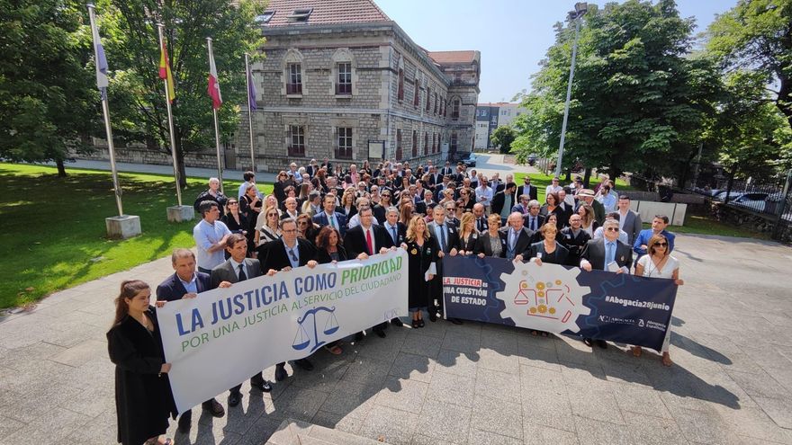 Concentración del personal de Justicia en Santander.