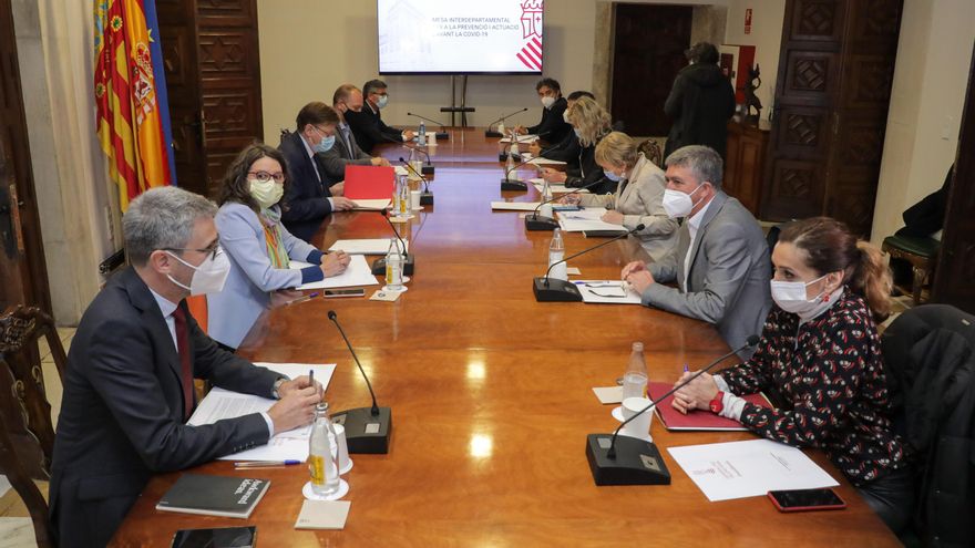 Reunión de la mesa interdepartamental de este jueves.